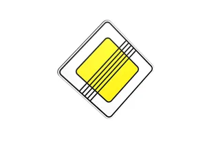 Дорожній знак 2.4 Кінець головної дороги Дорожній знак 2.4 Кінець головної дороги