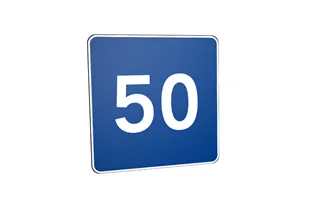 Дорожній знак 5.33 Рекомендована швидкість Дорожній знак 5.33 Рекомендована швидкість